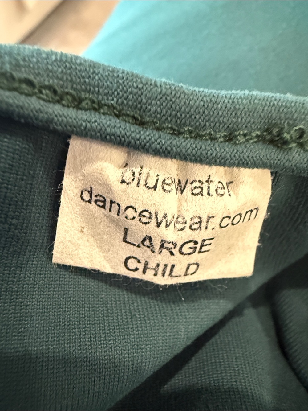 Bluewater Dancewear Emerald Green Dance Geo Jumpsuit - Picture 7 of 8